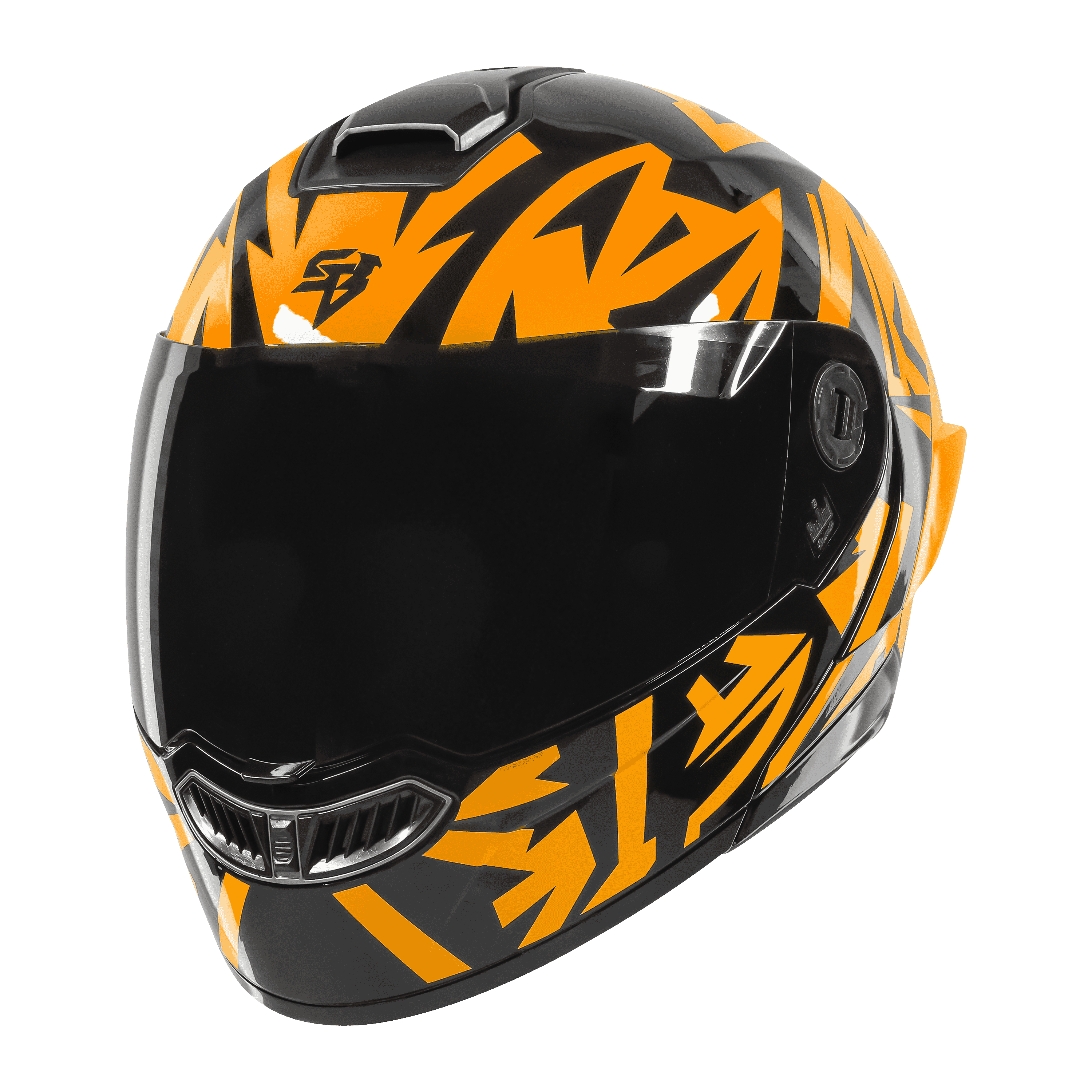 SBA-8 ISS WARRIOR MAT BLACK WITH ORANGE